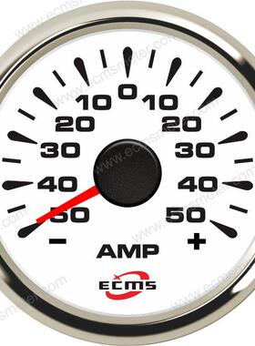 ECH防水螺纹安装车用船用工程机械设备指针电流表±50A