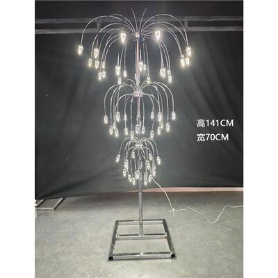 光庆道具铁婚艺花瓣荷花灯发光烛路引婚礼舞台台灯BUP现场布置路