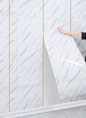 房加MVO厚自粘墙厨防油防水贴纸仿大理石瓷砖贴客厅卷材0米1耐高