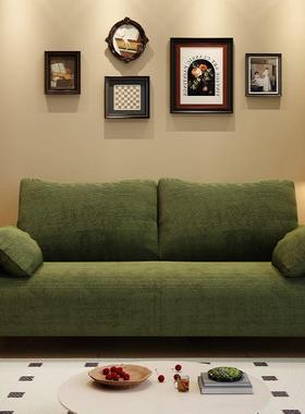 实客布人艺沙发木家用厅小见详情户型整装简约现代公寓懒人沙发单