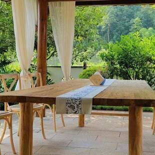 M&老榆木桌面吧窗台子地板茶桌茶台板餐实OZY桌榻榻台米可订木办