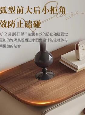 环现XCW级实木梳妆台:代保约简胡桃色斗柜带修容镜