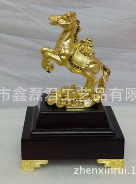 金马前程如生肖马马风水意摆xlj23028件办公室色客厅装饰铜工艺品