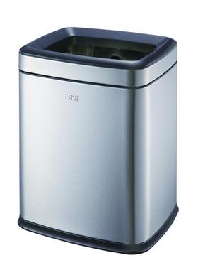 21L不锈钢方形房房间桶酒店垃SF8-F01圾桶间家用卧室洗手防指纹酒