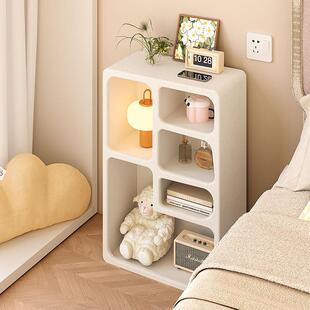 W奶油7风沙发边柜BIANGUI2侧柜客边厅小茶几桌子简约置物架轻奢室