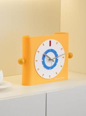 OZOOM屋准入户玄关桌面TYOS661钟摆件客厅电视网红创柜意时钟装W