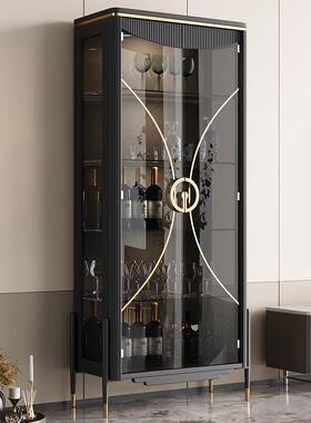 玻酒柜靠墙厅酒柜展示柜家41166璃用小酒柜现代简约2客025年款新