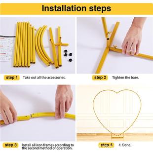 热卖铁艺门架79497744拱婚礼路引气心球支背架摄影景派对节日型拱