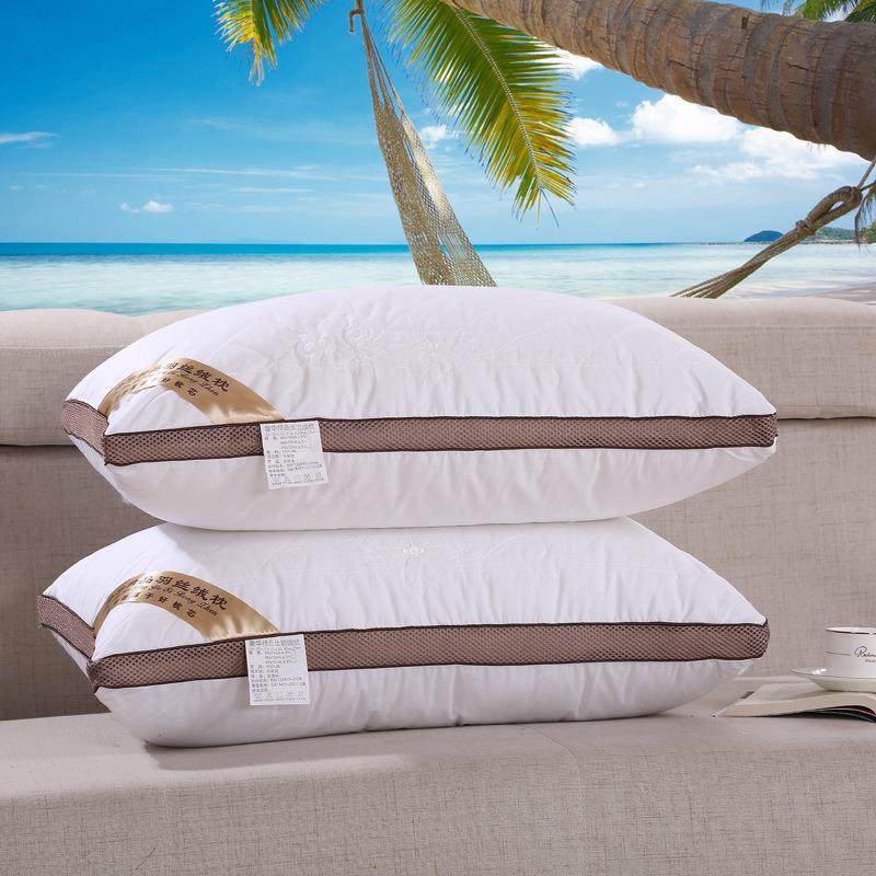 店枕芯套件01厂家床上酒用品三宾馆全棉私人立体羽绒枕枕头