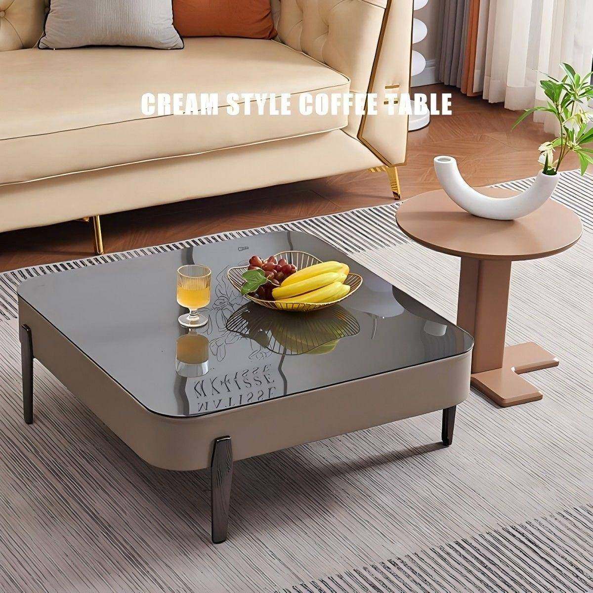 意式轻奢茶几组合现代简约方形岩板茶桌家用客厅北欧高级感茶台桌,收纳整理,烫衣板及配件,淘宝优惠券,粉丝福利购,淘宝优惠卷