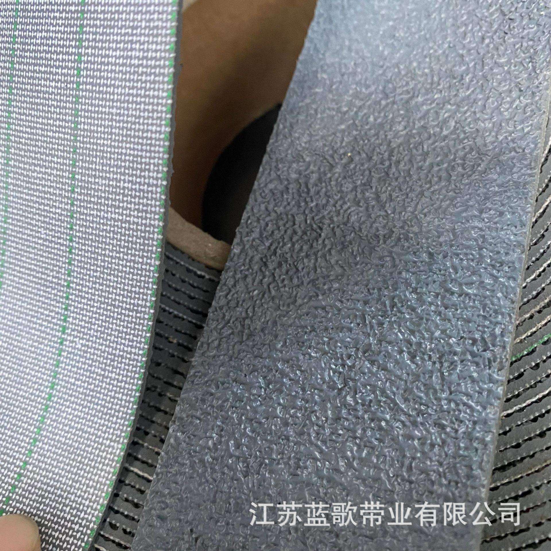 纺织设备包辊带、灰色黄色白色糙面橡皮大花纹糙面皮