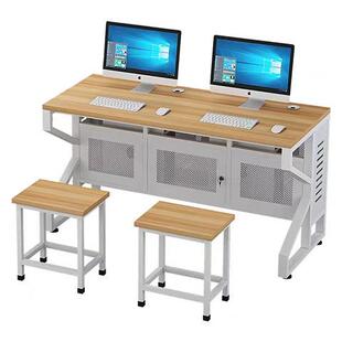 学校机房电脑桌培训机构桌椅双人电脑桌教室电脑桌学生电脑桌