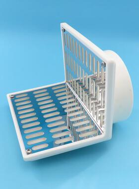 L型阳台侧排地漏304不锈钢横排式PVC110管墙壁直角同层侧90边排水