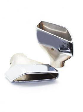 适用于宝马新五系525530G30G38原厂款式方口不锈钢尾喉改装排气管