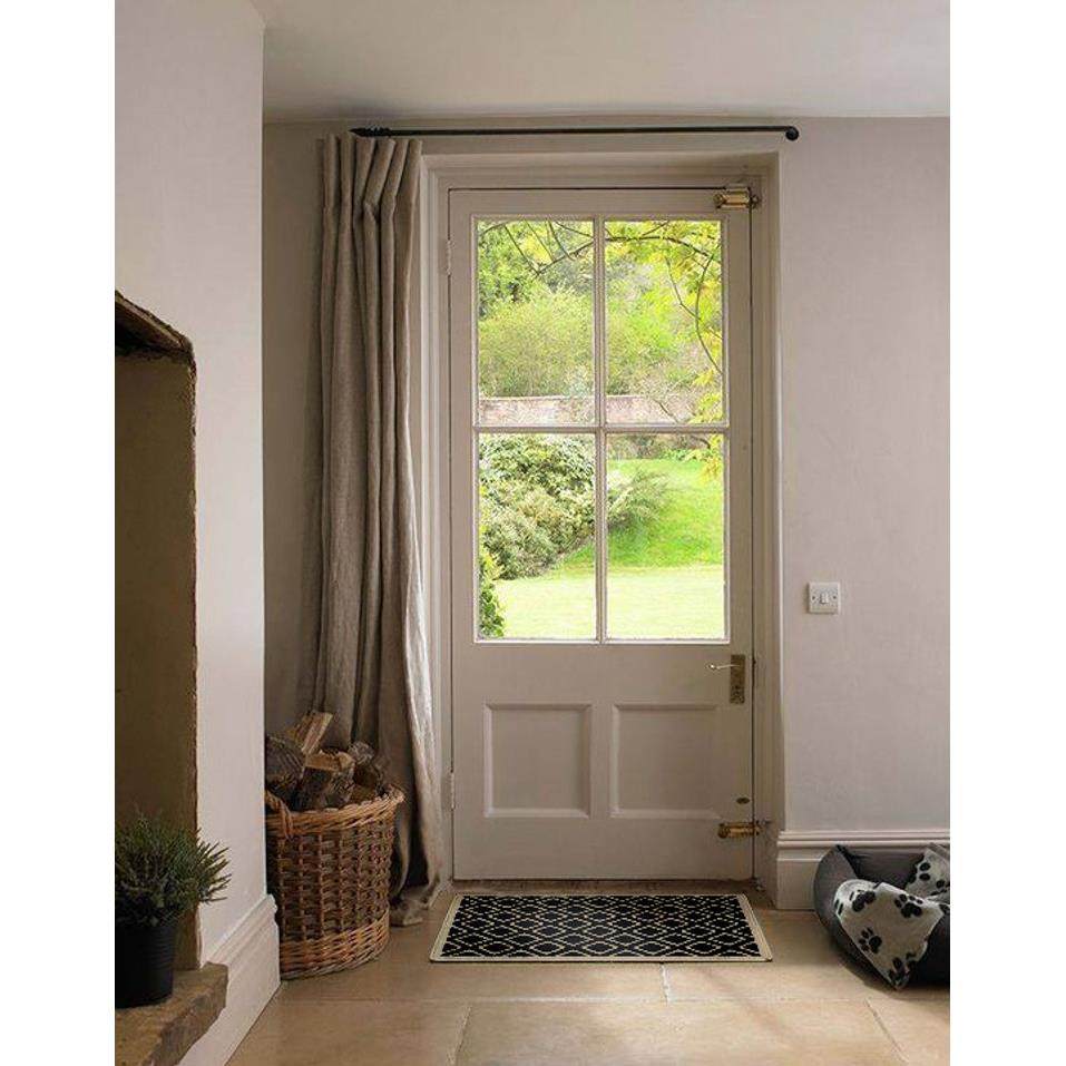 5ZW伦敦“唐宁方砖”浮雕藻丝微防水黑白入户门垫浴室垫床边,纺织面料/辅料/配套,纺织机械配件,淘宝优惠券,粉丝福利购,淘宝优惠卷