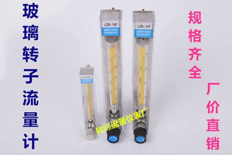 LZB-10 LZB-6/4/3WB玻璃转子流量计 水液体气体空气 250-2500L/h