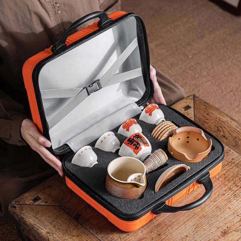 户外烧茶炉煮茶便携式旅行茶具套装企业游乐园印logo送客户送朋友,纺织面料/辅料/配套,纺织机械配件,淘宝优惠券,粉丝福利购,淘宝优惠卷