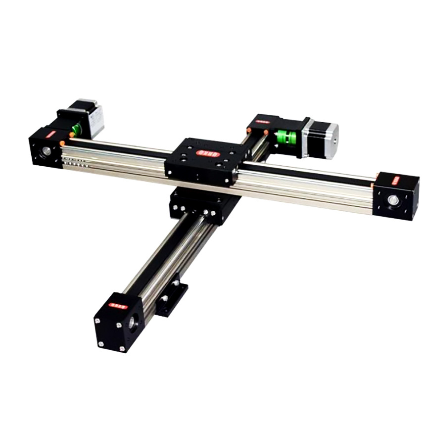 同步带滑台模组丝杆十字滑台精密电动数控直线导轨滑台模组龙门式