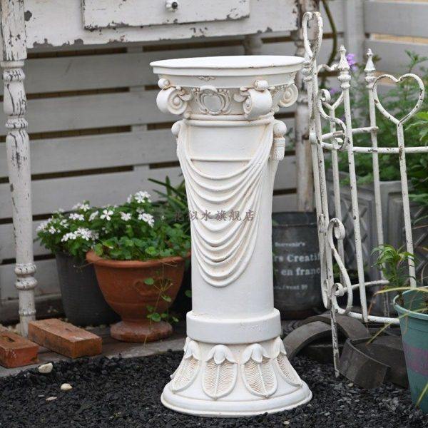 室外罗马柱子花盆底座创意花园阳台装饰露台户外摆件庭院布置花架,家居饰品,户外/庭院摆件,淘宝优惠券,粉丝福利购,淘宝优惠卷