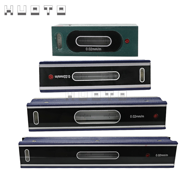 HUOTO 优质钢制条式水平仪150mm200mm*0.02钳工水平仪