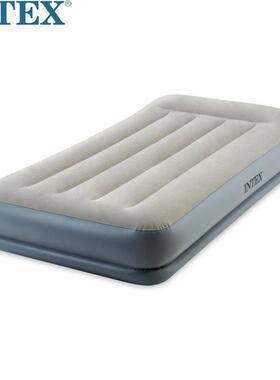 intex64116单人充气床垫气垫床内置电泵冲气床加厚