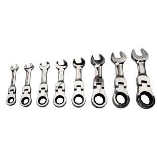 短柄棘轮扳手直购迷你棘轮快速两用扳手工具木工专用工具