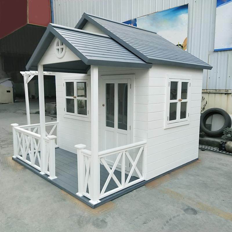 庭院户外移动小木屋儿童互动游戏房幼儿园组装树屋名宿防腐木房子