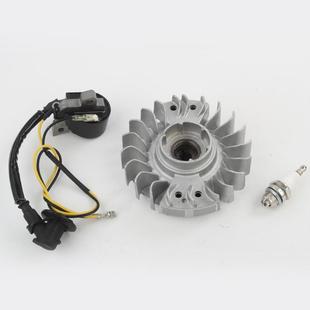 油锯MS440磁飞轮点火器高压包火花塞套装 适伐木链条汽油锯配件