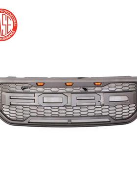 适用15-18款福特翼虎Kuga中网格栅带灯款前杠进气网frontgrilles