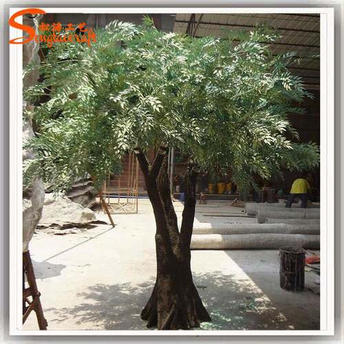 仿真橄榄树绿植盆景大型仿真植物人造玻璃钢橄榄树家居商场装饰