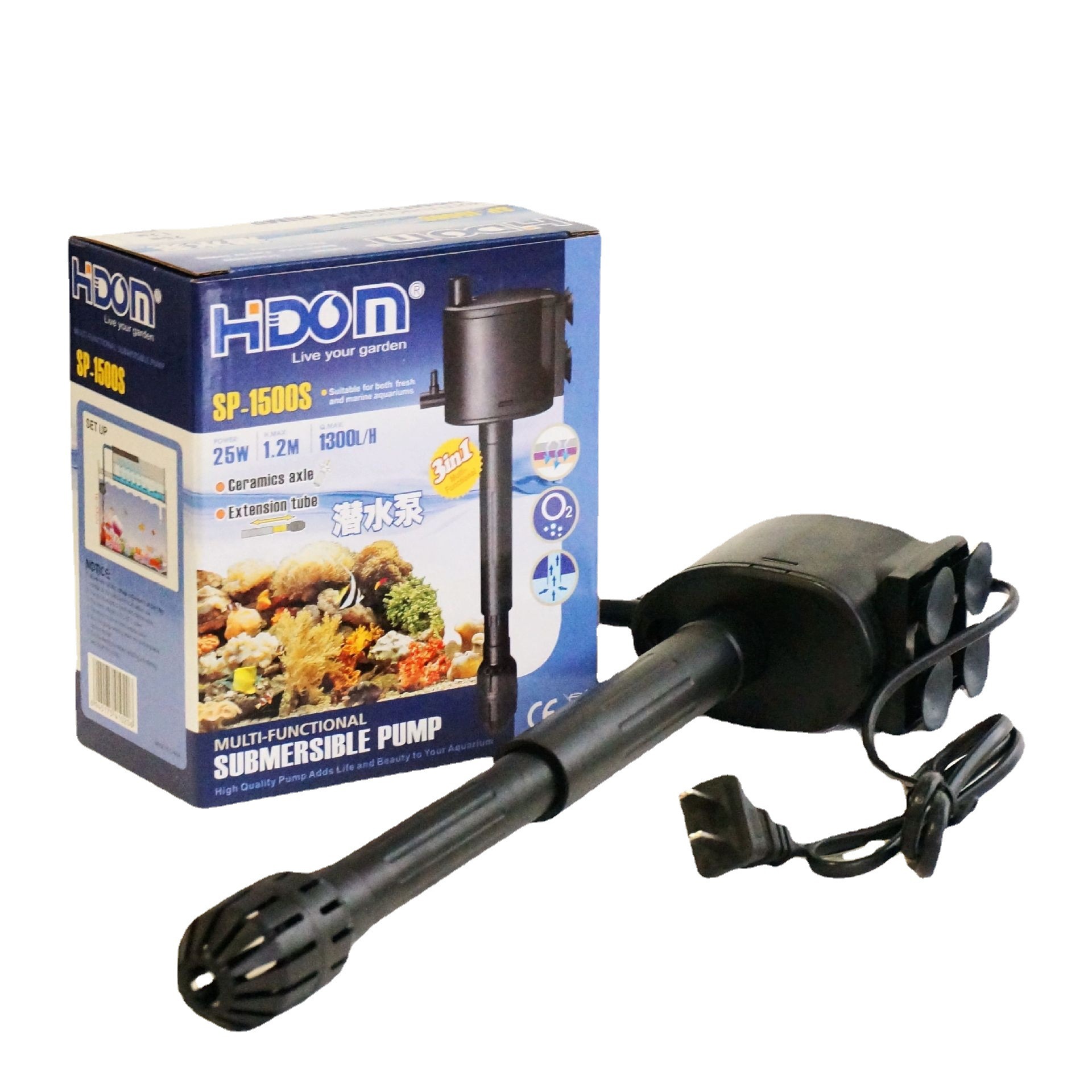 希腾SP-800S鱼缸多功能静音三合一潜水泵过滤器13W水泵 鱼缸水泵