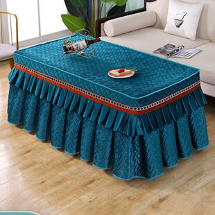 新款电炉罩电烤炉取暖烤火桌子罩套加厚冬季长方形茶几盖布烤火炉