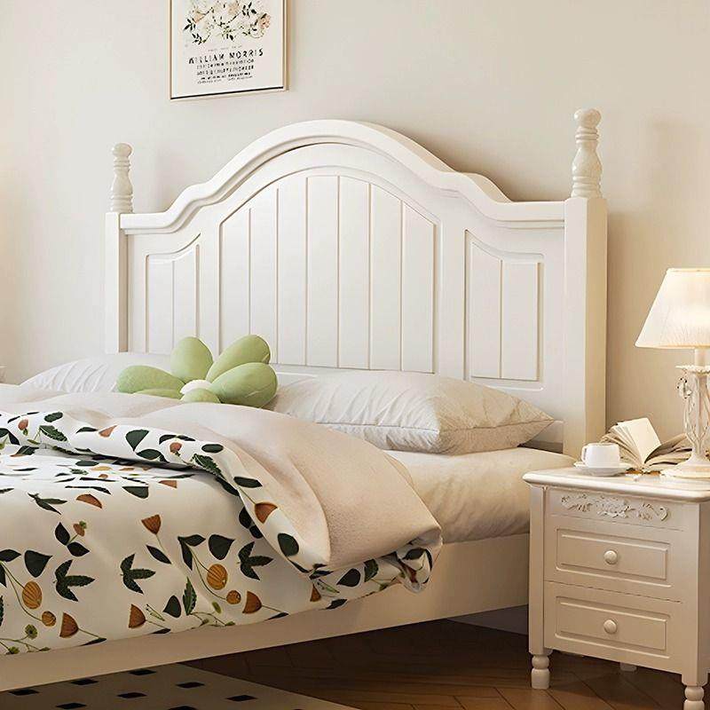 家用卧室简约北欧白色实木床现代简约1.8主卧1.5单人床婚床奶油风,机械设备,其他机械设备,淘宝优惠券,粉丝福利购,淘宝优惠卷