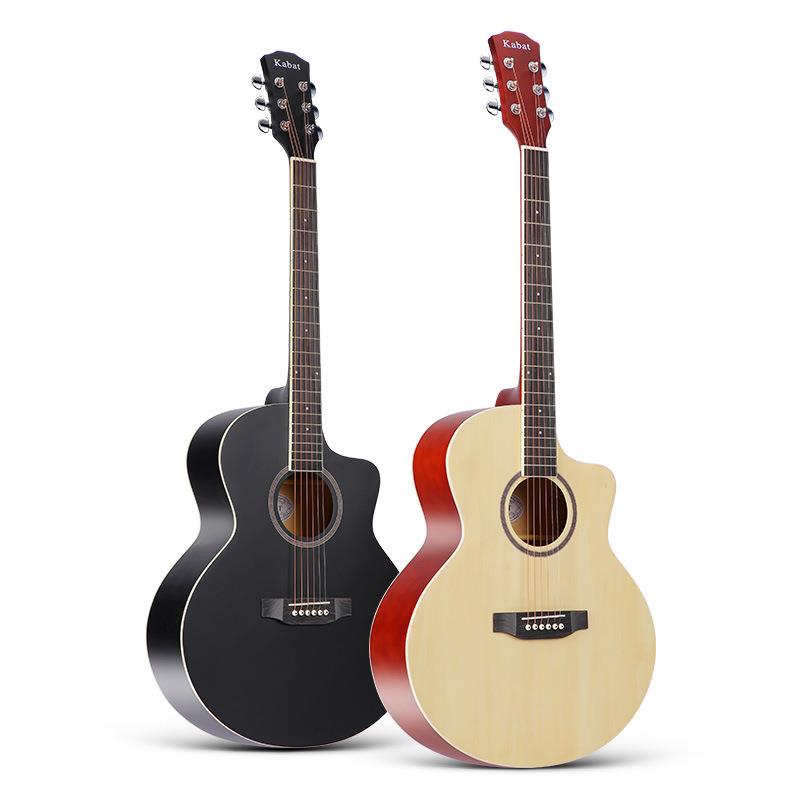 41寸吉他民谣吉他大量现货41寸木吉他JF桶型全椴木包边guitar