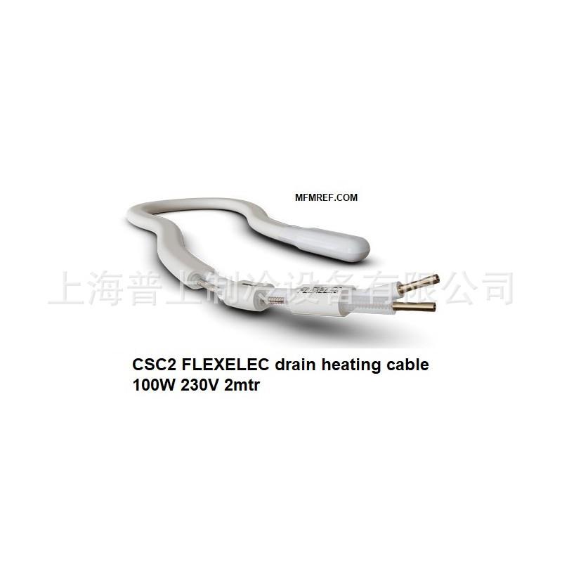flexelec发热线冷库门防冻化霜管下水管电加热CSC2排水管防冻化霜