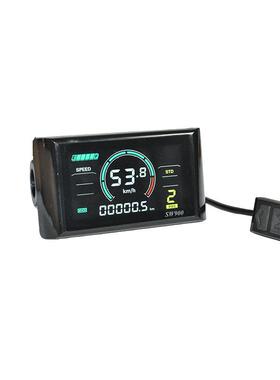 24V36V48V60V72VSW900彩屏电动自行车滑板车锂电USB液晶仪表