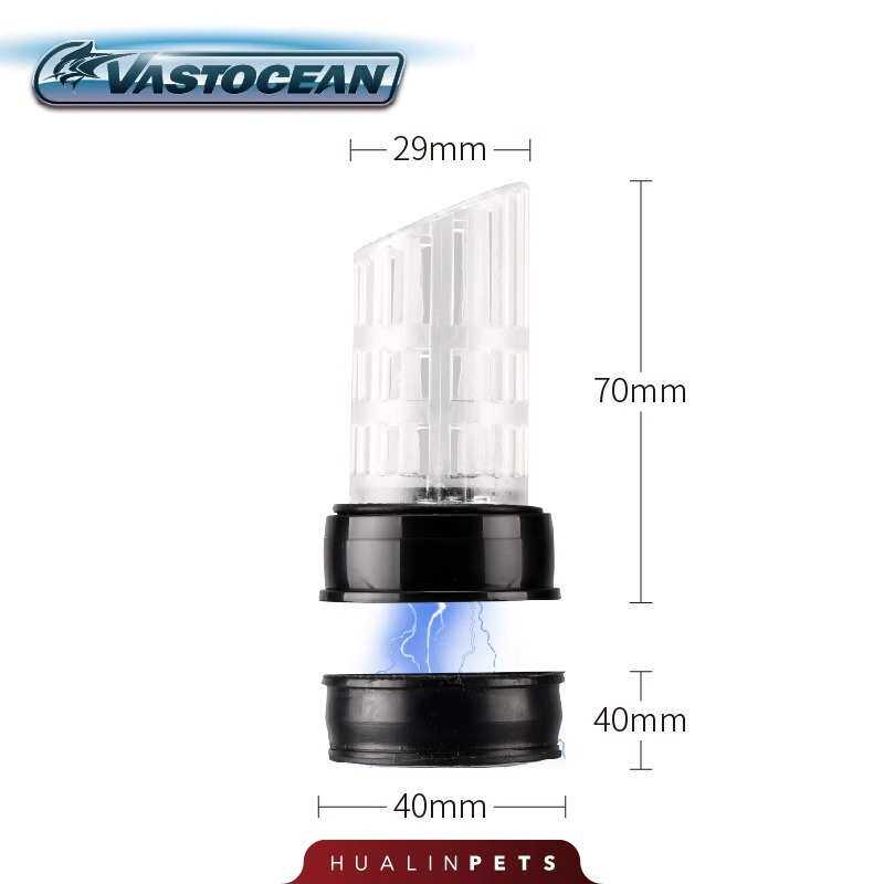 VASTOCEAN冻红虫杯磁力喂食器红线虫定点投喂器筒红虫干自动喂食