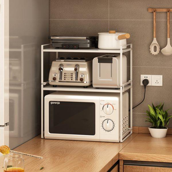 厨房放微波炉架子的置物架烤箱台面新款电饭锅一体家用微波炉架桌,厨房/烹饪用具,微波炉置物架,淘宝优惠券,粉丝福利购,淘宝优惠卷