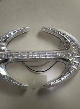 供应适用于改装HINO500日野500LED发光七彩标电镀中网标