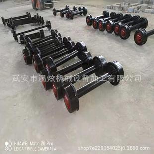 矿车轮对直径300 350规矩900实心空心轮对铸钢矿车轮对