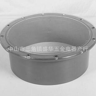 pp喷淋塔检测口废气塔检修口人孔法兰口短管塑料视窗弧形透明玻璃