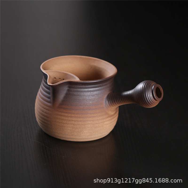 窑变复古大号罐罐围炉白茶花茶煮茶器烤奶茶煮茶壶电陶炉碳炉侧把