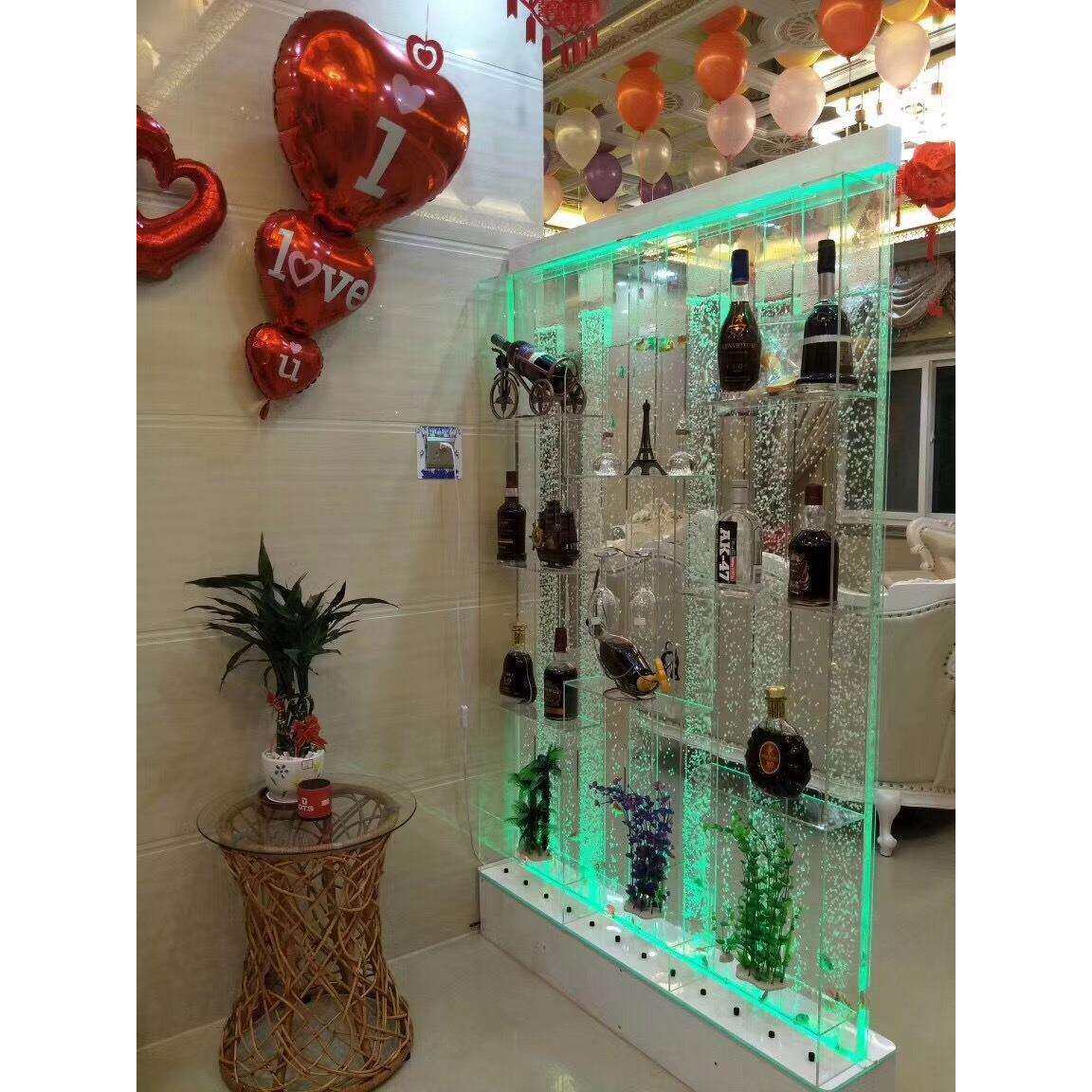 水幕墙酒柜屏风客厅鱼缸装饰玄关隔断流水墙亚克力气泡墙加湿墙,电子元器件市场,其它元器件,淘宝优惠券,粉丝福利购,淘宝优惠卷