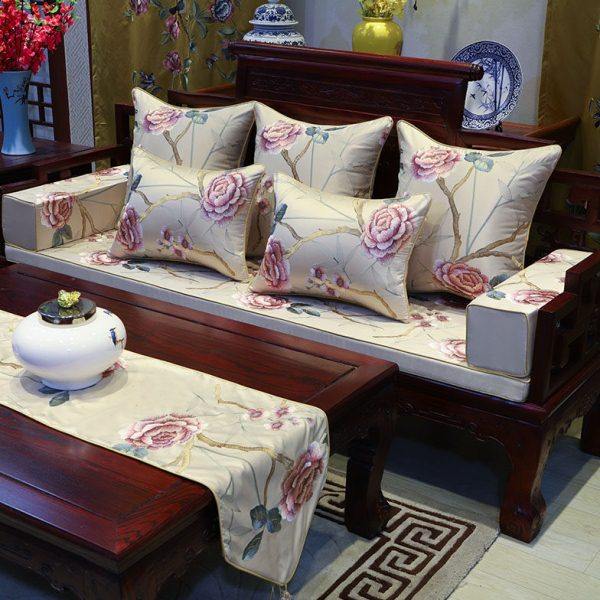 新中式红木沙发垫带靠背海绵防滑古典实木椅子椅坐垫罗汉床垫定做,居家布艺,沙发垫,淘宝优惠券,粉丝福利购,淘宝优惠卷