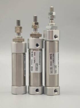 SMC不锈钢气缸CDJ2D16-15/30/45/60/75/100/125/150/175Z-V/W-B