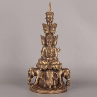 杨铜记铜普贤铜普贤峨眉山十方普贤菩萨铜工艺品