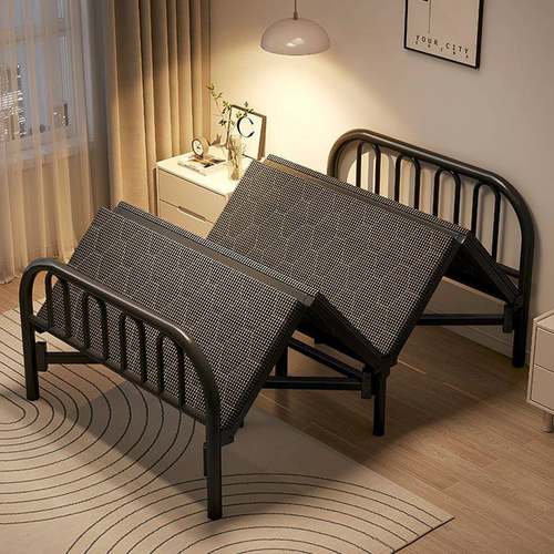 折叠床单人床家用成人简易床双人床1米2宿舍出租房硬板床铁床午休