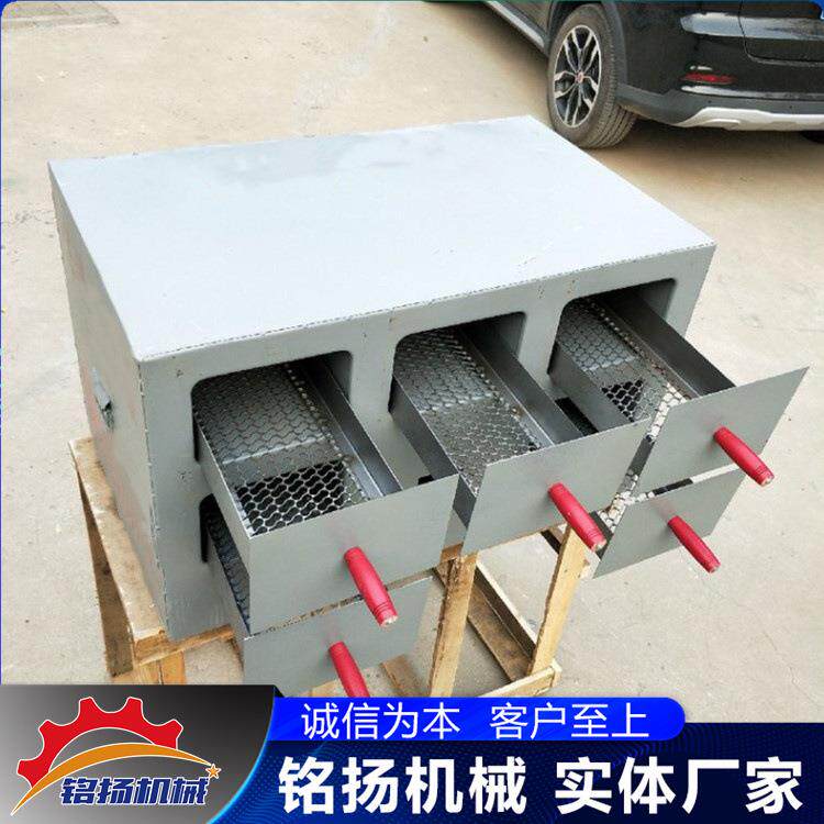 家用烧烤架户外便携式烤炉双层九孔保温烤地瓜炉50公分高土豆炉