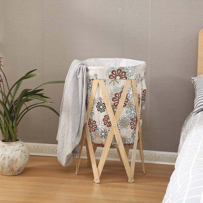 家用布艺折叠脏衣篓创意脏衣服收纳篮木质衣物收纳筒家居用品,农用物资,其他肥料,淘宝优惠券,粉丝福利购,淘宝优惠卷