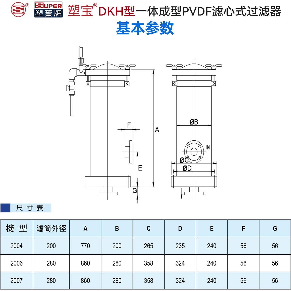 DKH型F一体成型PVD滤芯料式过滤食品922饮精度过滤器水处理过滤机